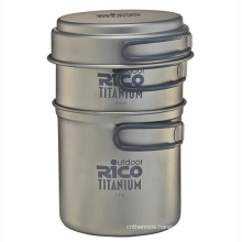 High Quality Titanium Camping Pot Set